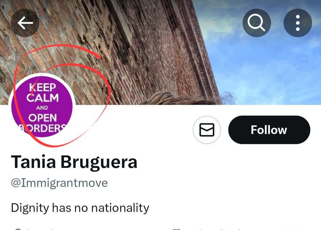 Yo know nothing about dignity. You globalist piece of shit. @Immigrantmove @TaniaBruguera