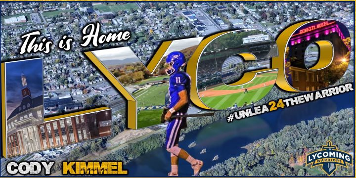 Cody Kimmel (@cody_kimmel11) on Twitter photo Excited to announce that I will be continuing my athletic and academic career at Lycoming, I wanna thank God, my family, all of my coaches, and teammates that have gotten me this far. <a href="/WarriorsFBall/">Lycoming Football</a> Excited to announce that I will be continuing my athletic and academic career at Lycoming, I wanna thank God, my family, all of my coaches, and teammates that have gotten me this far. <a href="/WarriorsFBall/">Lycoming Football</a>