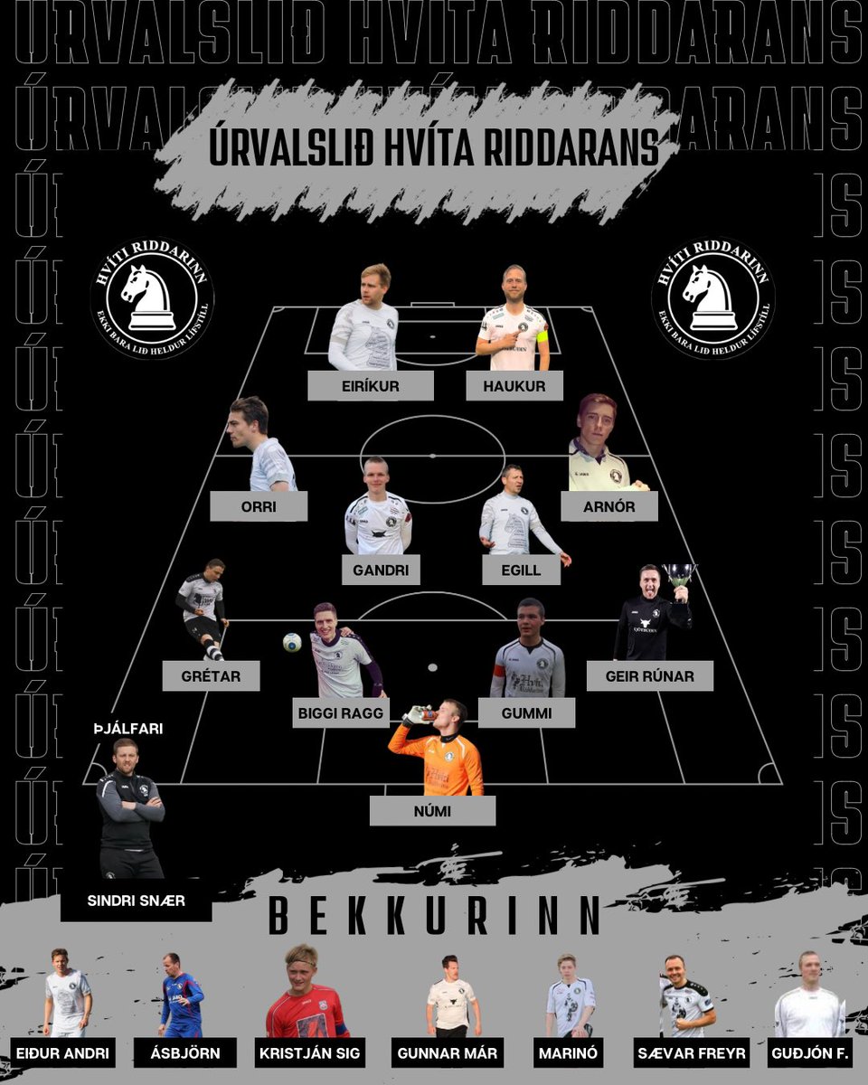 Hvíti Riddarinn kynnir: “Hvíti Riddarinn all-stars”

Kynnt var úrvalslið Hvíta Riddarans frá upphafi *sjá mynd* á 25 ára afmælisviðburðinum sem haldinn var seinasta laugardag, 18. maí.

Eftir mikinn “heilastorm” kom saman sterkasta lið Hvíta Riddarans sem sjá má hér:
