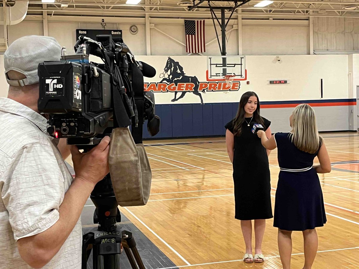 Be sure to tune into NBC Chicago at 5pm and 6pm this evening (May 20) to hear the heroic, life-saving efforts of Charger PE teacher and volleyball coach Jordan Sintich who helped resuscitate a student by administering CPR and utilizing the AED!