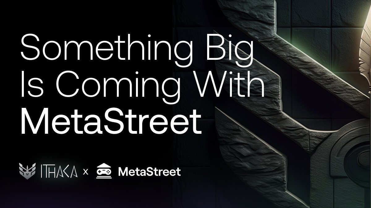 Heads up, @IthacaProtocol community! We've got something on the horizon that you will NOT want to miss. Hint: It involves us partnering with @metastreetxyz. Stay tuned for more info coming soon 👀