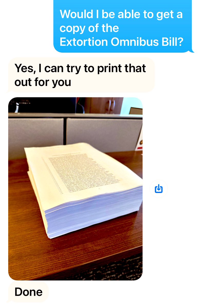 PamAltendorf's tweet photo. 1431 Pages! The….
#MNExtortionOmnibusBill
🤔….WHAT do you think I should do with this monstrosity….⁉️
#TrifectaCantLead
#SaveMN
#TakeBackOurState
#FlipMNHouse https://t.co/PnI7R64qno
