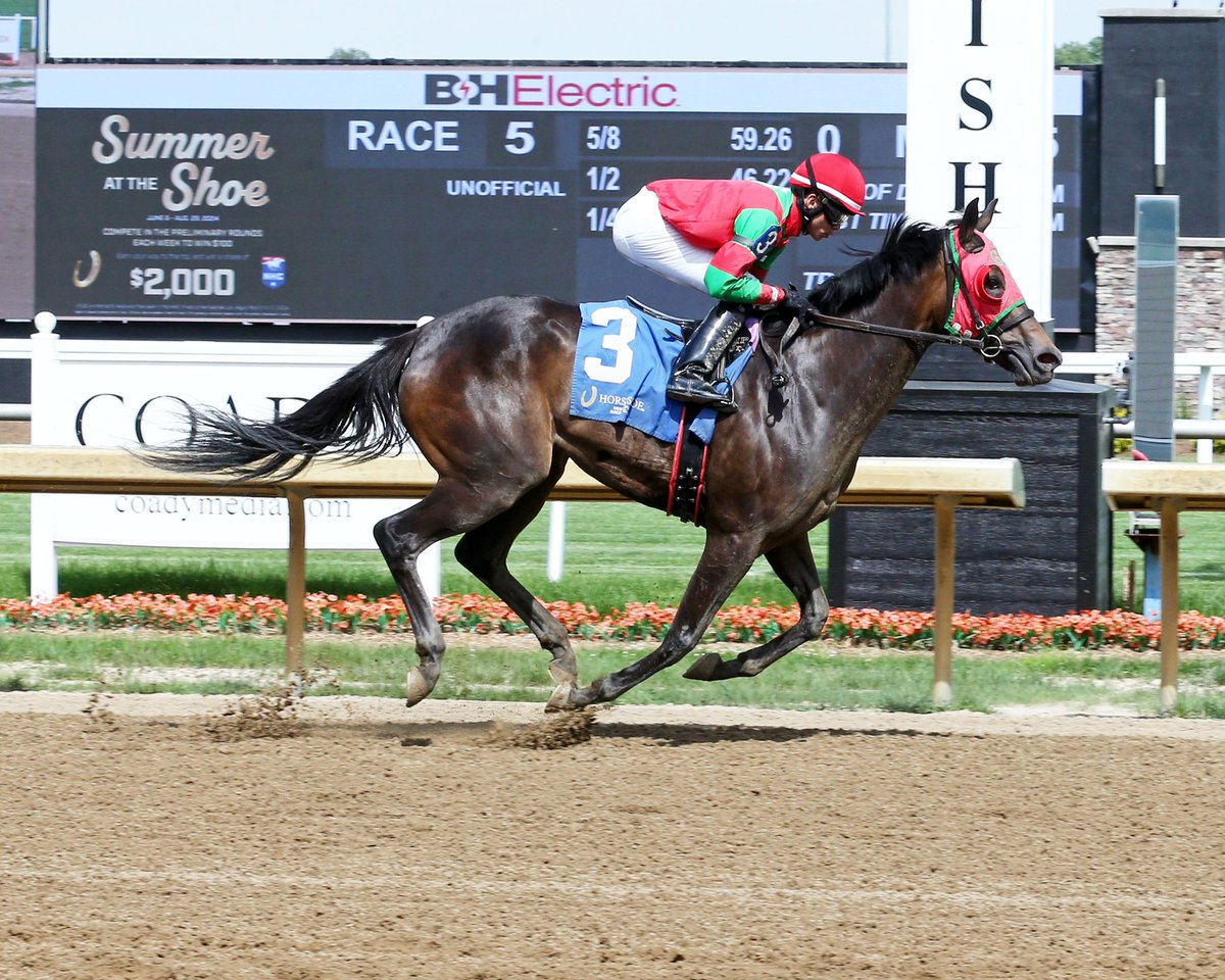 HARD TRUTH WINS @HSIndyRacing with @jockeypedrozajr and the Early Pick 5 pays $21,728. The first winning favorite through five. A couple of wins on the card for Leading Trainer Genaro Garcia (see @HR_Nation Hot Trainers).