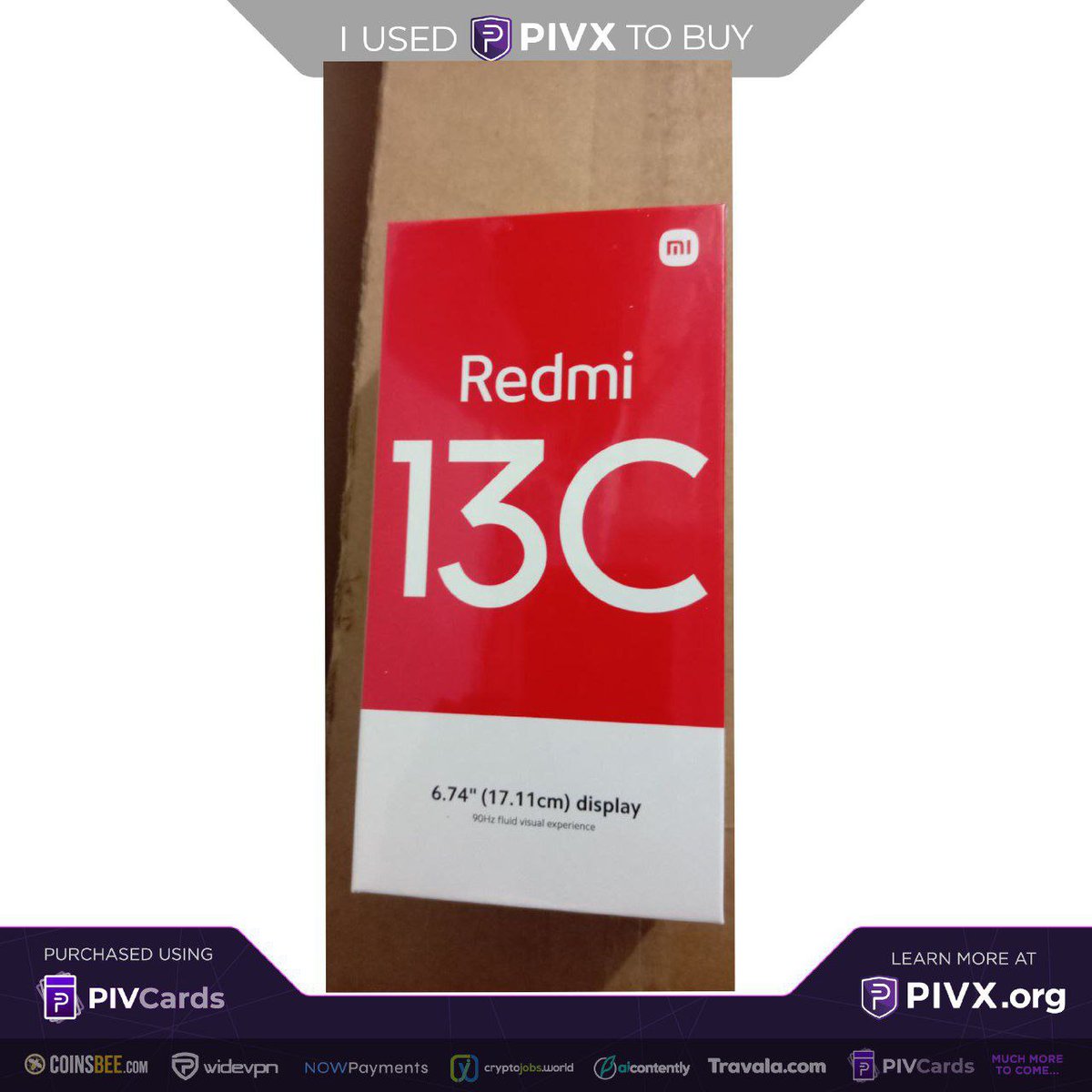 @PIVX_Marketing I bought a cell phone using PIVX #privacymatters'