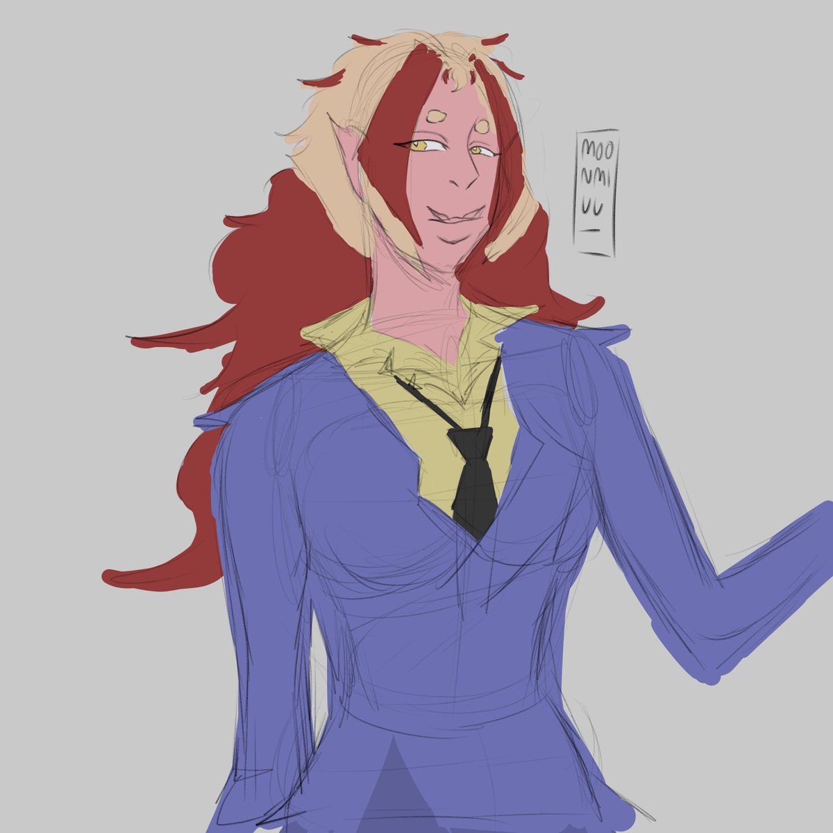 moonmiuu_'s tweet image. #sketch da chie fazendo cosplay de #SpikeSpiegel