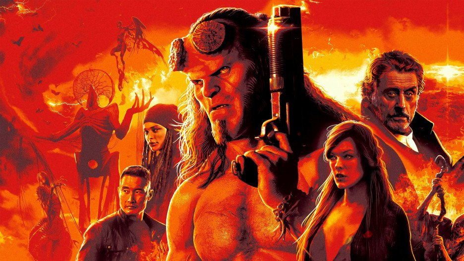 This afternoon's #movie: #Hellboy. #film #cinema #movies