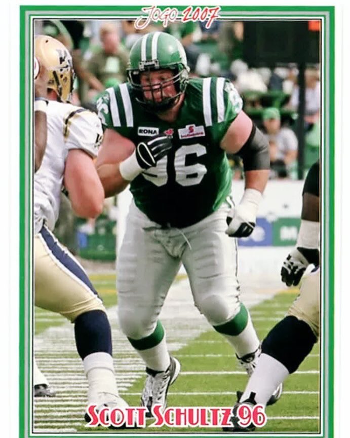 #MemberMondays After being drafted first overall in the CFL Draft in 2001 Scott Schultz finished his career with 178 tackles, 35 quarterback sacks and nine TFLs. Schultz was a CFL All-Star in 2005 and the Riders nominee for Most Outstanding Canadian that same year.