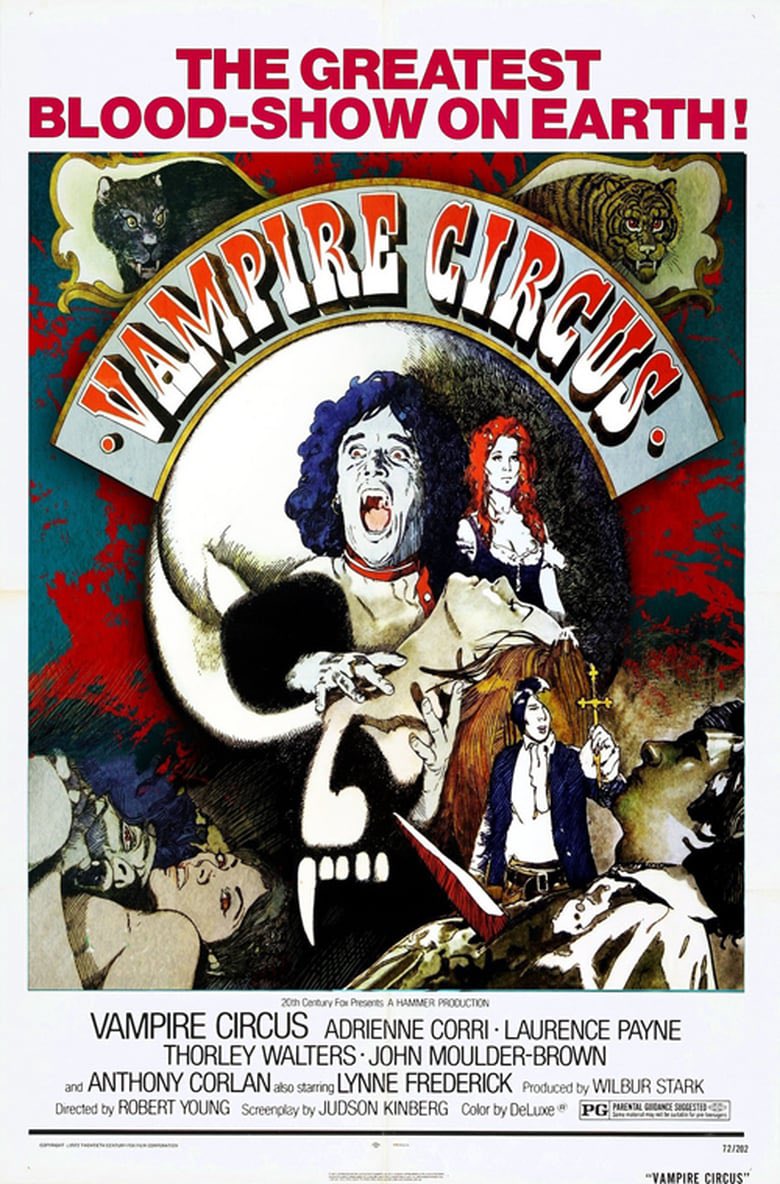 Tonight on #MonsterMonday!!👇 #Hammer #Horror continues this evening with 1972’s #VampireCircus. Streaming at 8pm EST in the #monsterfam discord.📺🍿 All you have to do is click the link in bio👆and enjoy the show.🎟️ #mondayvibe #horrorcommunity⚰️
