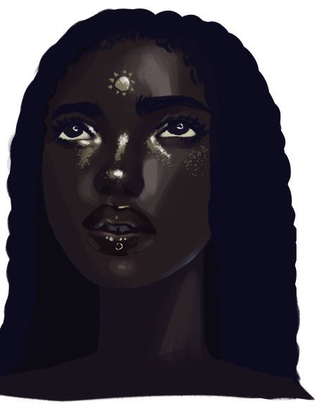 「simple background very dark skin」 illustration images(Latest)