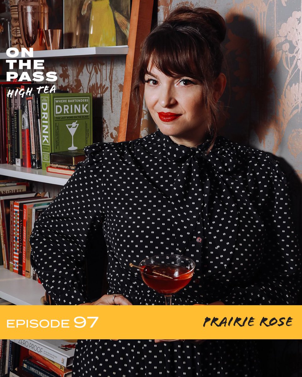 On The Pass Podcast 🎙️ (@itsonthepass) on Twitter photo On this episode of the High Tea series, Gabriel Ornelas sits down with Prairie Rose <a href="/bitbyafox/">Prairie Rose</a> — Los Angeles-based journalist, trained sommelier, cocktail book author, and wine and spirits educator.
Listen Now 🎧 podcasts.apple.com/us/podcast/on-… On this episode of the High Tea series, Gabriel Ornelas sits down with Prairie Rose <a href="/bitbyafox/">Prairie Rose</a> — Los Angeles-based journalist, trained sommelier, cocktail book author, and wine and spirits educator.
Listen Now 🎧 podcasts.apple.com/us/podcast/on-…