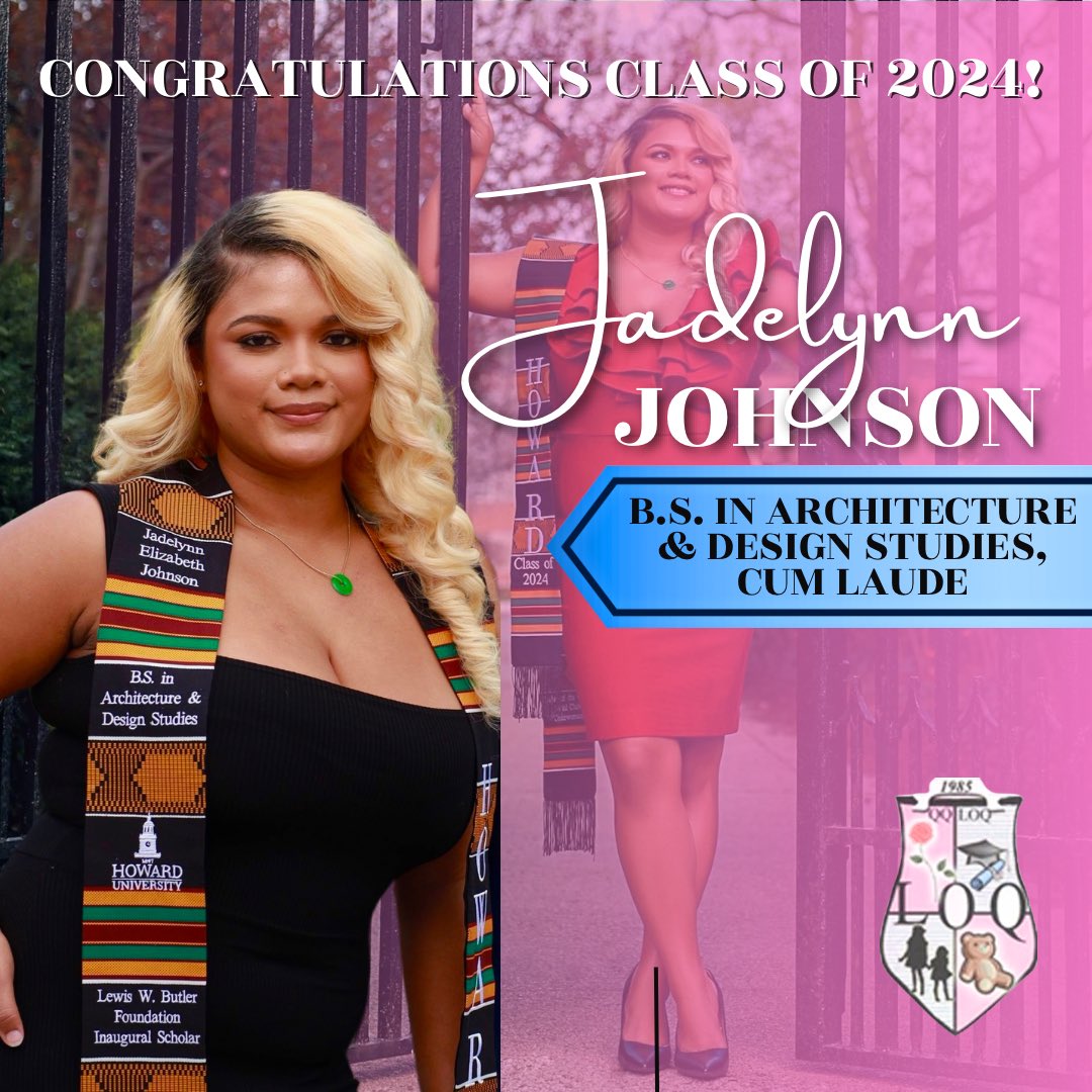 LOQSC's tweet image. #QQonGRADulations To our sister Jadelynn, for graduating with a BS Architecture &amp;amp; Design Studies, Cum Laude! We are so proud of you! 💘

#qqualityladyalert