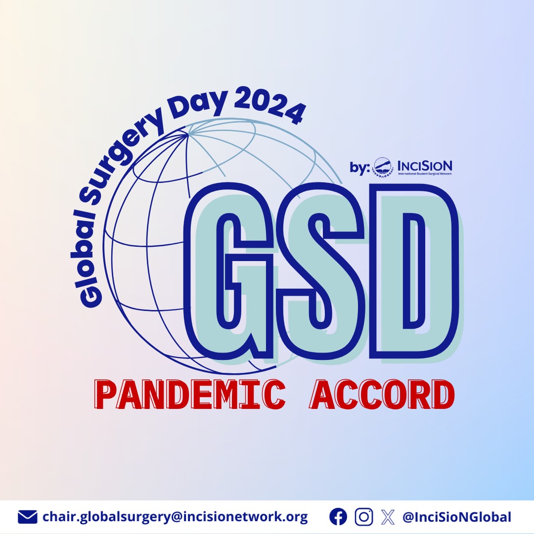 🌍✨Brace yourselves for an electrifying #GSD2024 theme: #PandemicAccord*. But hold onto your seats because the excitement doesn't stop there! Tomorrow promises to be nothing short of spectacular! #InciSioN4GlobalSurgery #TheFutureOfTheOR #GlobalSurgery