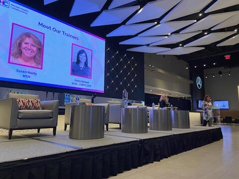 It was pleasure to present <a href="/MentalHealthCol/">Mental Health Collaborative</a>'s Mental Health Essentials for the Workplace program to the Blank Family of Business leadership team @ Atlanta Falcons stadium.Outstanding organization&amp; leaders who prioritize the #mentalhealth of their associates. #mentalhealthliteracy