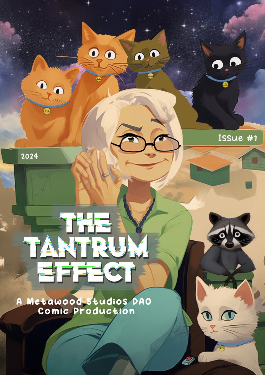 Metawood Studios 🗳️² (@metawoodstudios) on Twitter photo 📢 Introducing “The Tantrum Effect”
This comic was made by some Metawood Studios DAO members that love the cats and show, and wanted to create more content.
⚠️This was done by owners in Metawood Studios DAO and is NOT endorsed nor the responsibility of <a href="/stonercatstv/">Stoner Cats</a> 💛 📢 Introducing “The Tantrum Effect”
This comic was made by some Metawood Studios DAO members that love the cats and show, and wanted to create more content.
⚠️This was done by owners in Metawood Studios DAO and is NOT endorsed nor the responsibility of <a href="/stonercatstv/">Stoner Cats</a> 💛