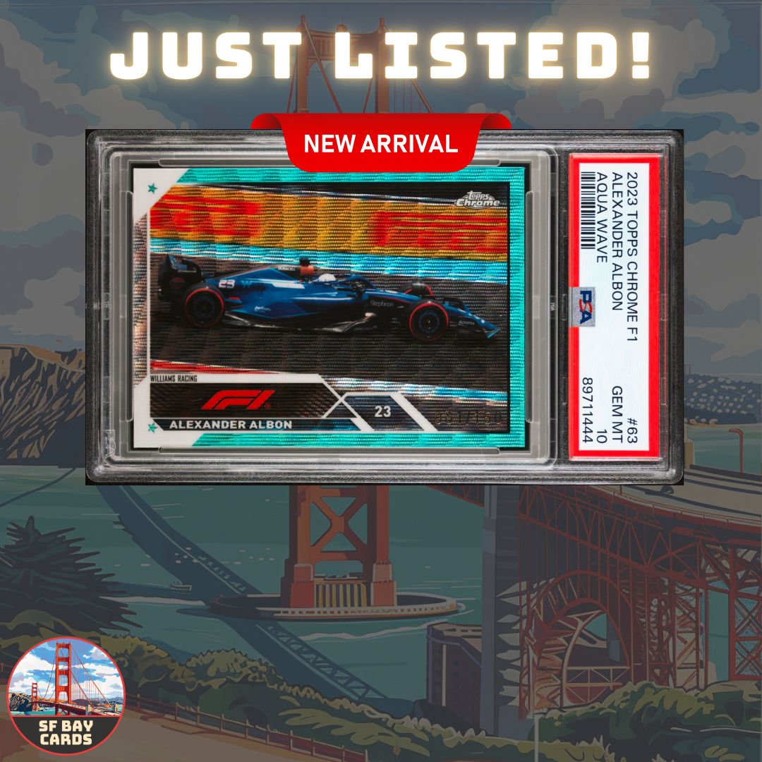 sfbaycards's tweet image. These new additions are a must-have for every serious collector. Speed over to SF Bay Cards on eBay and make these prized possessions yours today! #f1 #f1driver #f1cards #toppsf1 #toppsf1cards #f1collection #thehobby #sfbaycardsdotcom