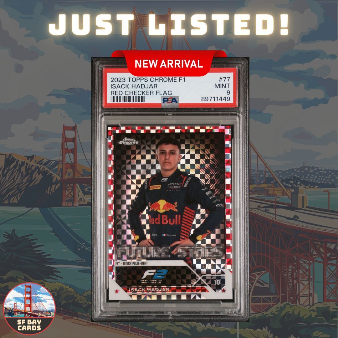 sfbaycards's tweet image. These new additions are a must-have for every serious collector. Speed over to SF Bay Cards on eBay and make these prized possessions yours today! #f1 #f1driver #f1cards #toppsf1 #toppsf1cards #f1collection #thehobby #sfbaycardsdotcom