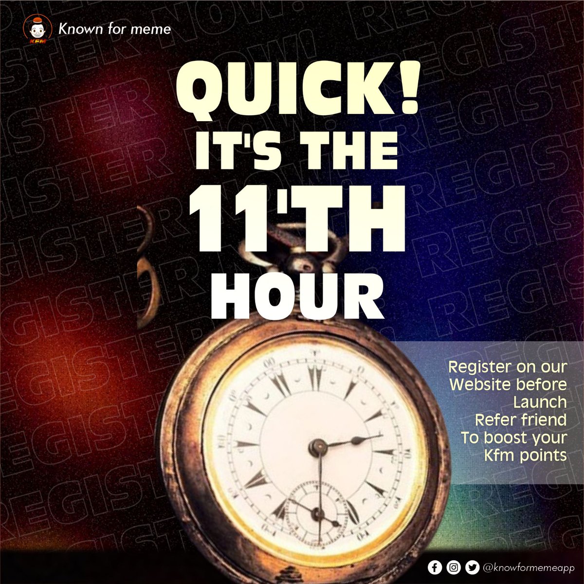 knownformemeapp's tweet photo. KFM Launch Last Bus Stop Comedy! Brace yourselves, fam Get ready to roll with laughter as KFM gears up for launch – it's the countdown! Don't dull, join de meme train, hop on board for a ride to our App Launch!
Get ur kfm points up, because the fun is about to hit the streets! 🎉 https://t.co/whwsdBFvPB