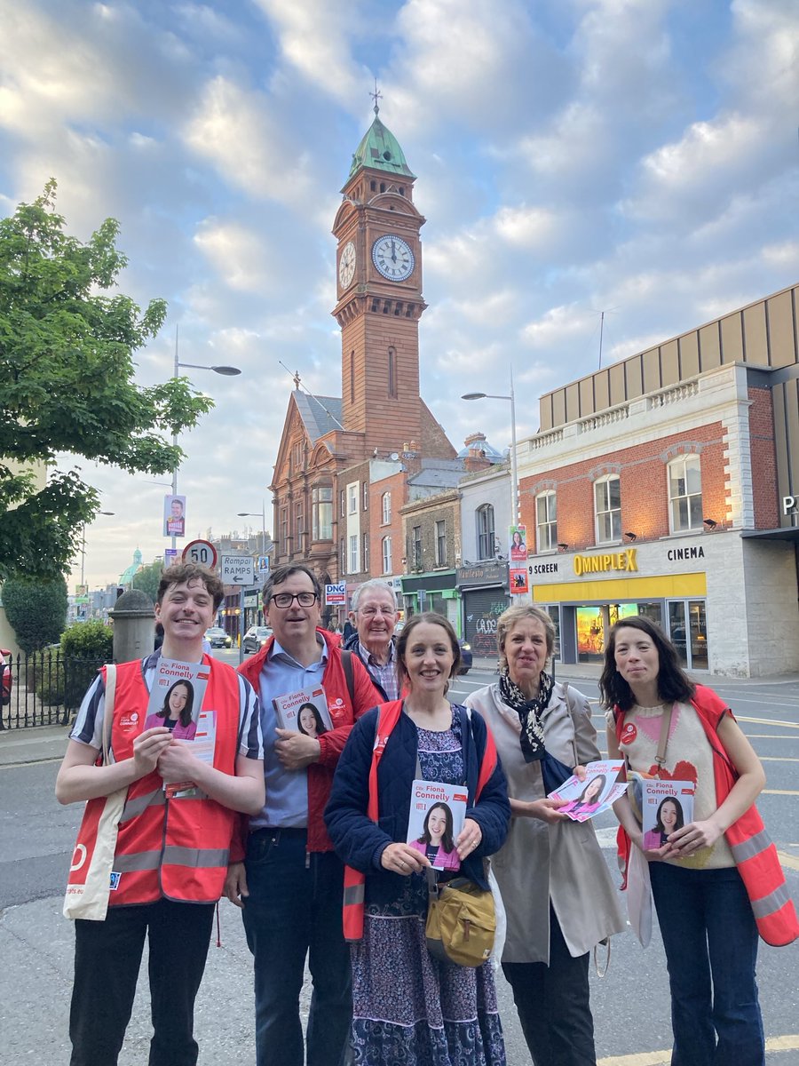 A great @labour team out canvassing tonight in #DublinBaySouth - lots of support for brilliant #LE24 candidates ⁦@CllrFiConnelly⁩ ⁦@LaceyDermot⁩ ⁦@VoteEddie2024⁩ #Portobello #Rathmines