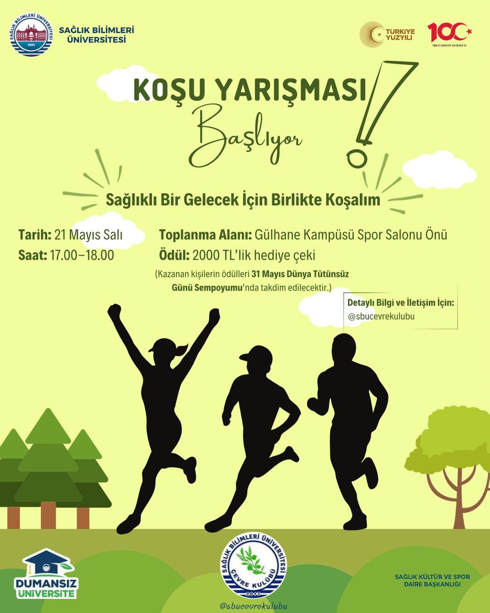 Prof. Dr. Toker Ergüder (@tokererguder) on Twitter photo Yarın tütün endüstrisinin kirli ellerini gençlerin üzerinden çekmesi ve sağlıklı bir gelecek için koşuyoruz 👏👏👏.
Şimdiye kadar bilinen en acımasız ve aldatıcı endüstriye karşı ayağa kalkacak ve bir adım atacak herkesi bekliyoruz.
<a href="/sbudumansiz/">dumansızkampus</a> <a href="/sbucevre/">SBÜ Çevre Kulübü</a> <a href="/gencyesilayci/">Genç Yeşilay</a> Yarın tütün endüstrisinin kirli ellerini gençlerin üzerinden çekmesi ve sağlıklı bir gelecek için koşuyoruz 👏👏👏.
Şimdiye kadar bilinen en acımasız ve aldatıcı endüstriye karşı ayağa kalkacak ve bir adım atacak herkesi bekliyoruz.
<a href="/sbudumansiz/">dumansızkampus</a> <a href="/sbucevre/">SBÜ Çevre Kulübü</a> <a href="/gencyesilayci/">Genç Yeşilay</a>