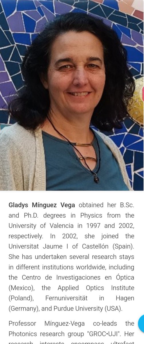 Gladys Mínguez-Vega (@minguezvega) on Twitter photo He hecho una locura 🤦😱. Me llamó Ignacio Moreno de <a href="/tecnoptoUMH/">TecnOpto IB_UMH</a> y me presento a las elecciones de "Board" de la EOS <a href="/europeanoptics/">European Optical Society (EOS)</a> .
europeanoptics.org/pages/about/eo…
A ver cómo salimos de ésta‼️. Muy ilusionada con la posible nueva experiencia. Gracias por el apoyo <a href="/sedoptica/">SEDOPTICA</a> 💪🏼. He hecho una locura 🤦😱. Me llamó Ignacio Moreno de <a href="/tecnoptoUMH/">TecnOpto IB_UMH</a> y me presento a las elecciones de "Board" de la EOS <a href="/europeanoptics/">European Optical Society (EOS)</a> .
europeanoptics.org/pages/about/eo…
A ver cómo salimos de ésta‼️. Muy ilusionada con la posible nueva experiencia. Gracias por el apoyo <a href="/sedoptica/">SEDOPTICA</a> 💪🏼.