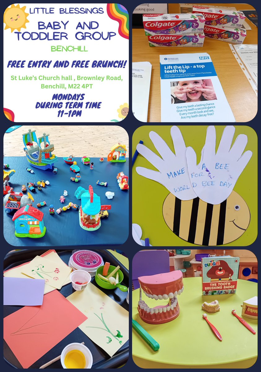 A huge thank you to our volunteers for all the fabulous activities and snacks today! Sue from the Oral Health Improvement Team was there to offer advice to our lovely families, and the children loved the huge set of teeth! 🪥🦷 facebook.com/profile.php?id…