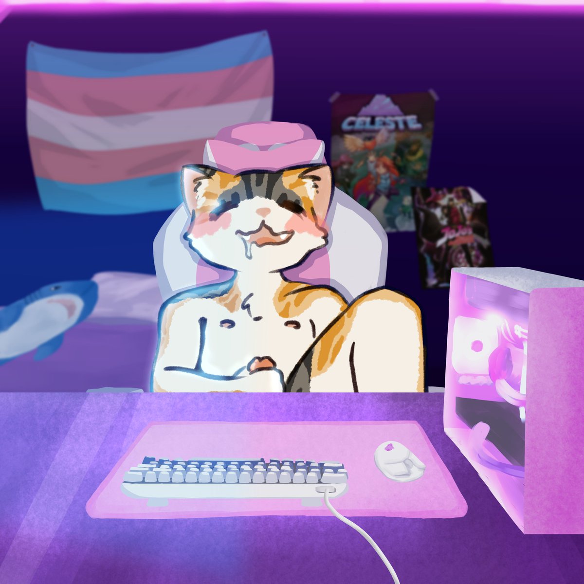 AmIReallySFW's tweet photo. Horny kitty girl 🤤
Wait... Did she forget to close of the discord call?! https://t.co/v5vuXmMlM4
