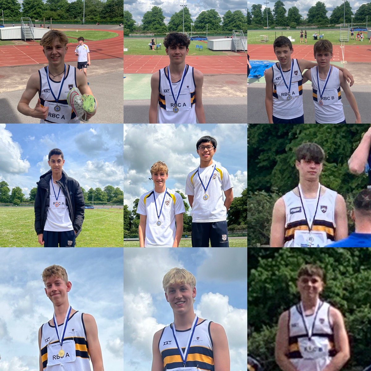 teamrbcs's tweet photo. After the huge efforts for the English Schools Cup, the athletics teams went to the well again on Friday to bring back a whole host of medals π₯π₯π₯from the Town Champsπ₯ Particularly well done to Thom and Oscar with Championship Best performances ππ΅π‘#teamrbcs @ReadingBlues https://t.co/gYxUXfBxWC