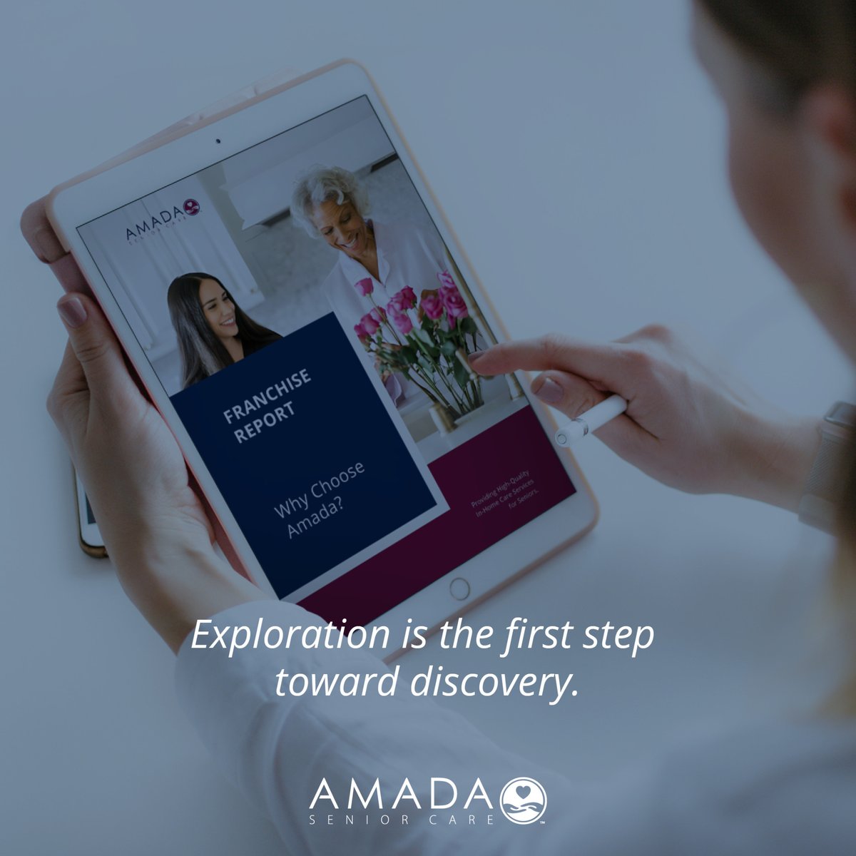 Exploration starts the journey to discovery! 🚀 Step out of your comfort zone and dive into entrepreneurship. Ready to see what you can achieve today? 🌟 

#TakeTheLeap #MotivationMonday #AmadaSeniorCare