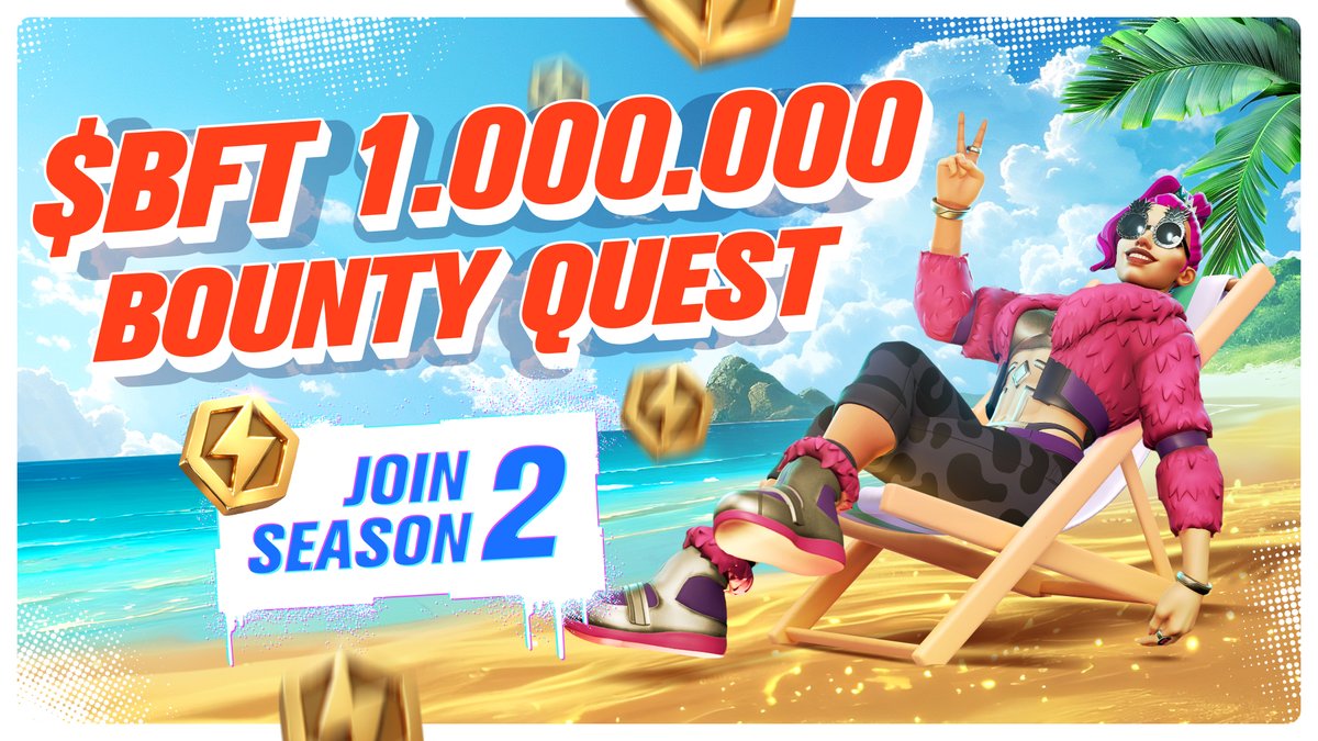 Attention, gamers! Boss Fighters’ 1M $BFT Token Airdrop is live! Rules? Simple! - Visit airdrop.bossfighters.game - Authorize with your X account - Complete daily missions - Collect BF points & secure your $BFT share after TGE! Join now and compete for a 250K $BFT prize pool!