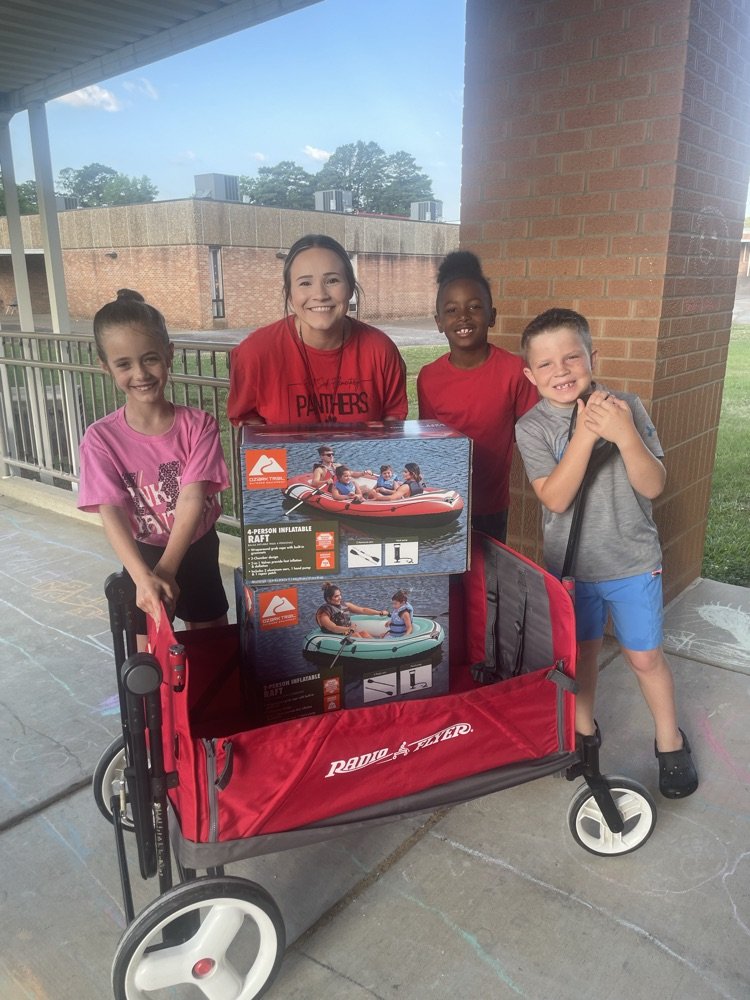 Thank you to B &amp; P, Contractors for your donation of inflatable boats to our Water Day to ensure all kiddos, no matter the hurdle, got to participate!