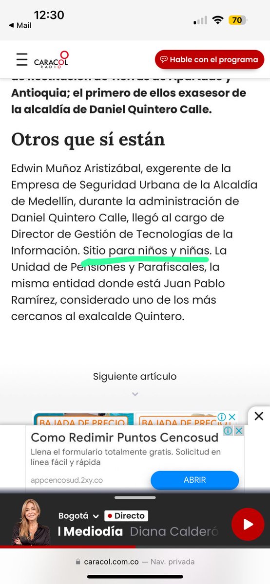 emunozar's tweet photo. ⁦@CaracolRadio⁩ Favor aclarar que quieren decir con esto? Periodistas enfermos, creando fake new, y metadata para atraer pedofilos a sus páginas, con información falsa ⁦@NoticiasRCN⁩ ⁦@NoticiasCaracol⁩ ⁦@FiscaliaCol⁩ ⁦@PoliciaColombia⁩ https://t.co/xum6EHNxfI