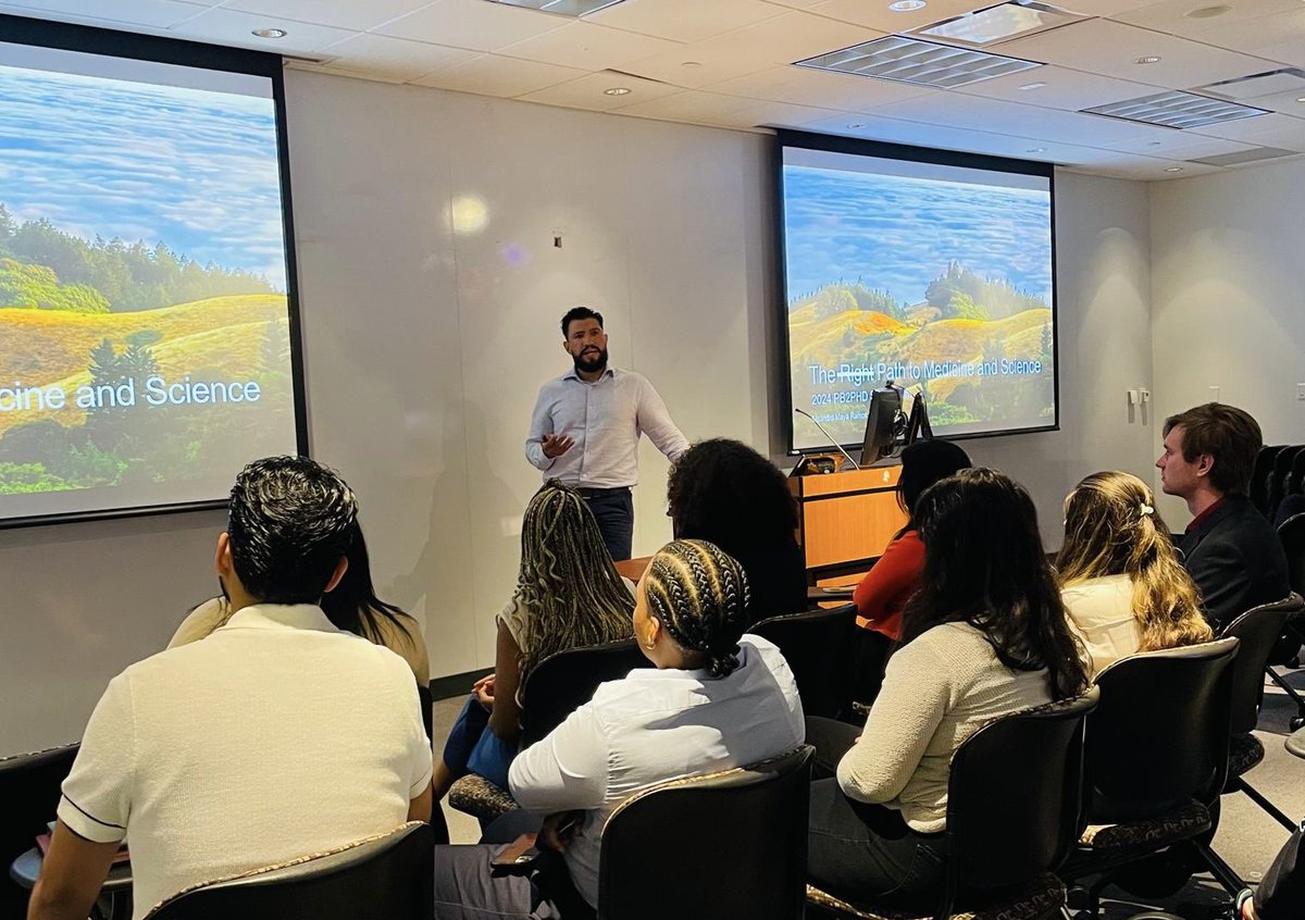 During the PB2PHD Research Symposium, Dr. @LisandroMaya emphasized in his keynote address that there is no one path to accomplishing your goals; the key lies in being true to yourself, persevering through the trials, and recognizing and celebrating every milestone along the way.