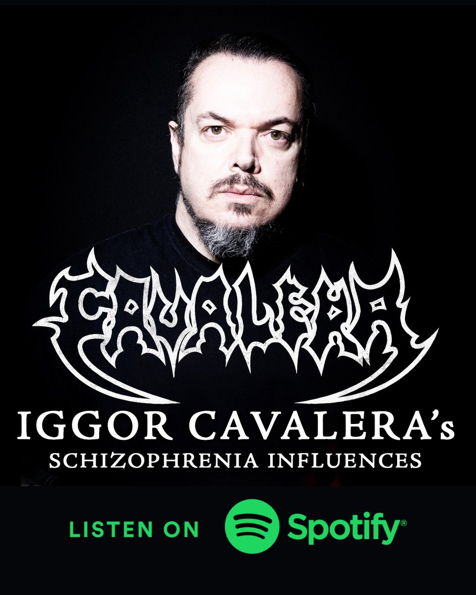 cavconspiracy's tweet photo. 🤘🔥 Bang your heads along to Iggor Cavalera's 𝗦𝗰𝗵𝗶𝘇𝗼𝗽𝗵𝗿𝗲𝗻𝗶𝗮 influences playlist!

👉 https://t.co/EkCTNoF2uX

#Cavalera #Metal #ThrashMetal #DeathMetal https://t.co/bW4mqwN5e5