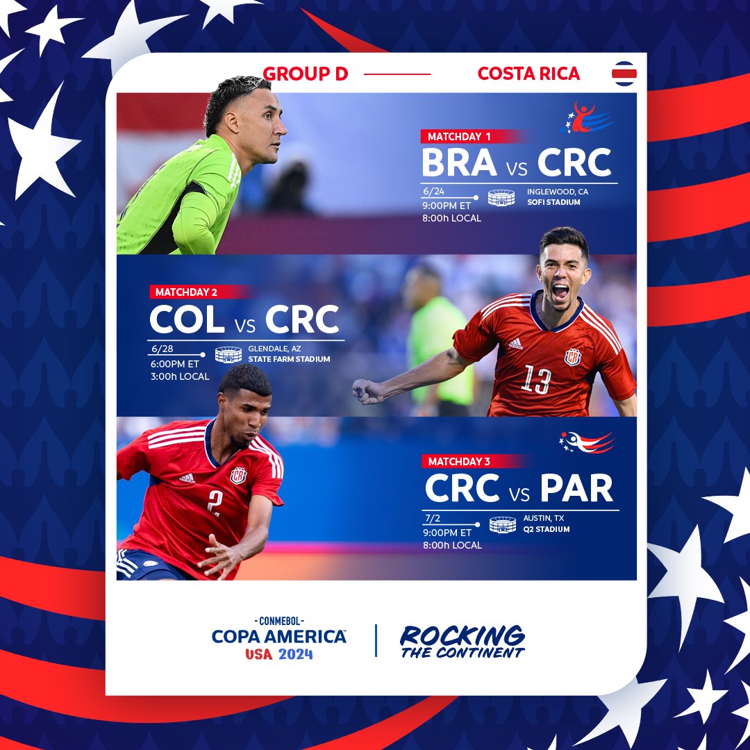 The Ticos fought hard for their spot and now they're aiming for a great CONMEBOL Copa América™️ 😤🇨🇷

#FeelTheGreatness