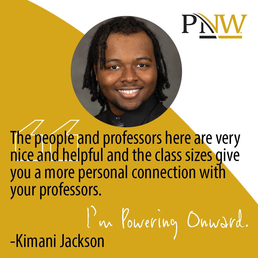 PurdueNorthwest's tweet photo. Meet recent #PNWGrad, Kimani Jackson, who is following in his familyβs footsteps as the fourth member of his family to graduate from PNW. Kimani double majored in both Electrical Engineering and Computer Engineering from the @PNWCES: https://t.co/3BOs3etMWj
#PowerOnward https://t.co/5u47UBZq8V