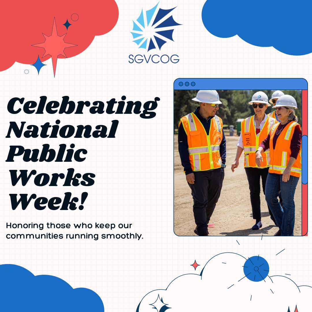 Happy National Public Works Week! 🎉 Let's honor the hard work and dedication of Public Works employees. Your efforts keep our roads safe, water clean, and public spaces beautiful. Thank you for your unwavering commitment to our community. #NPWW2024 #PublicWorks 🚜