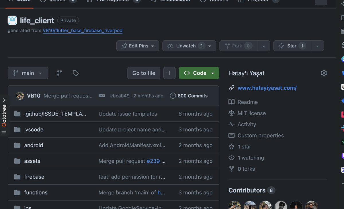 open source ruhla atılmış 600 commit 100'e yakın branch gerçekten ekip arkadaşlarımla dostlarımla ne kadar gurur duysam az.

şu yaptığımız iş 
bugüne kadar kattığımız değer
karşılık beklediğim tek şey saygı sevgi

gerisi armağınımız hep