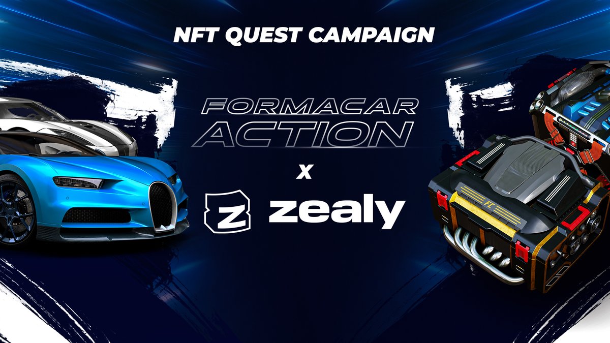 playaction_gg's tweet photo. 💎 NFT LOOTBOX QUEST CAMPAIGN x @ZEALY_IO!
Win. Valuable. Prizes: https://t.co/BMxfHNY6oA
HOW TO PARTICIPATE
• Go to the Formacar page on Zealy
• Complete tasks and claim points
• Get 500+ EXP to claim the Lootbox!
🔥 Opening NFT Lootboxes in the game gives you a chance to get a NFT Car and start earning $FCG tokens that can be exchanged on a SWAP paired with $USDT!
Formacar Crypto Swap: https://t.co/1XqErcxaTz
#AIRDROP #GIVEAWAY #NFTCOMMUNITY #WEB3GAMING