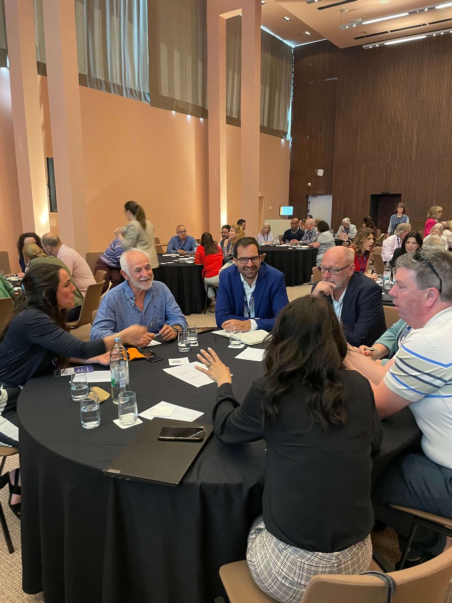 IHWorld's tweet photo. IH Directors enjoyed the first day of sessions at the #IHDirConf2024.
We explored thought-provoking new perspectives, a group coaching experience, discussions on benchmarks and educational leader wellbeing
#InternationalHouse #ihworld #ihnetwork https://t.co/DqUDZGU4jH