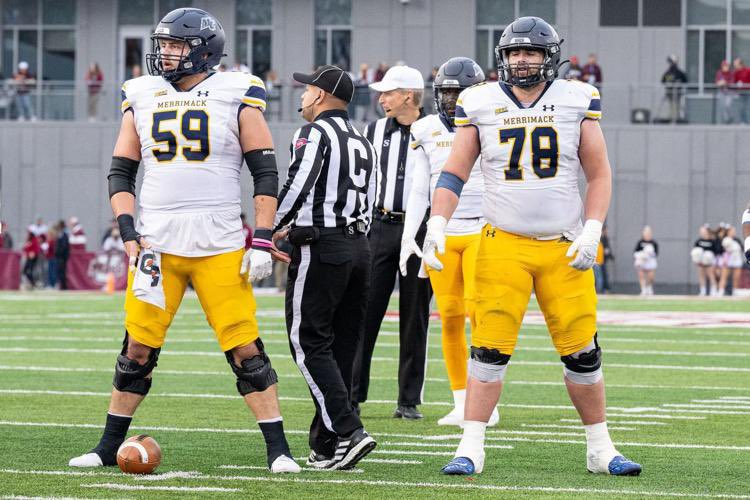 After a great call with <a href="/_CoachTC/">Tim Christensen</a> I am extremely blessed to receive a division 1 offer from Merrimack college! 
<a href="/CoachKreinsen/">Coach K</a> <a href="/CoachBurkeSebs/">Dan Burke</a> <a href="/stsebsfootball/">St. Sebs Football</a> <a href="/StSebsathletics/">St Sebastian's Athletics</a>