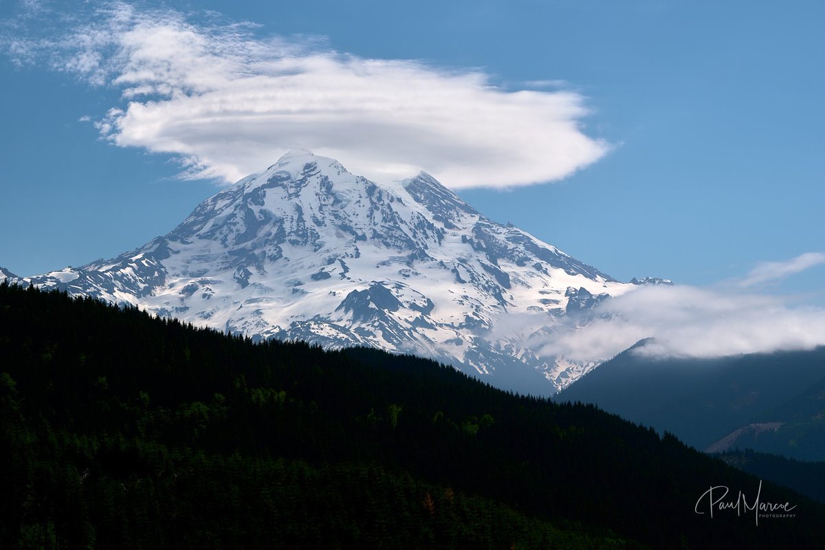 Mount Rainier on this day last year. May 20, 2023.