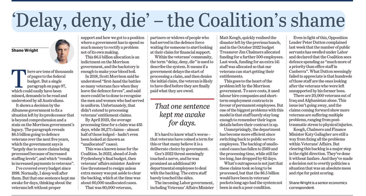 A welfare system that killed Australians. Conservative MPs often love to beat the war drum, yet they repeatedly show little regard for veterans after their service ends. Sixty thousand veterans, along with their families and widows, were left stranded, which many view as a