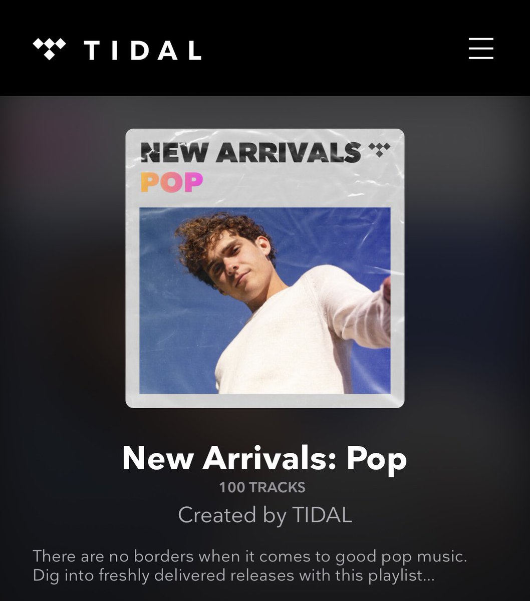 Seasons Acoustic added to @TIDAL New Arrivals: Pop 🕺🏻🎶 Listen now: tidal.com/browse/playlis…