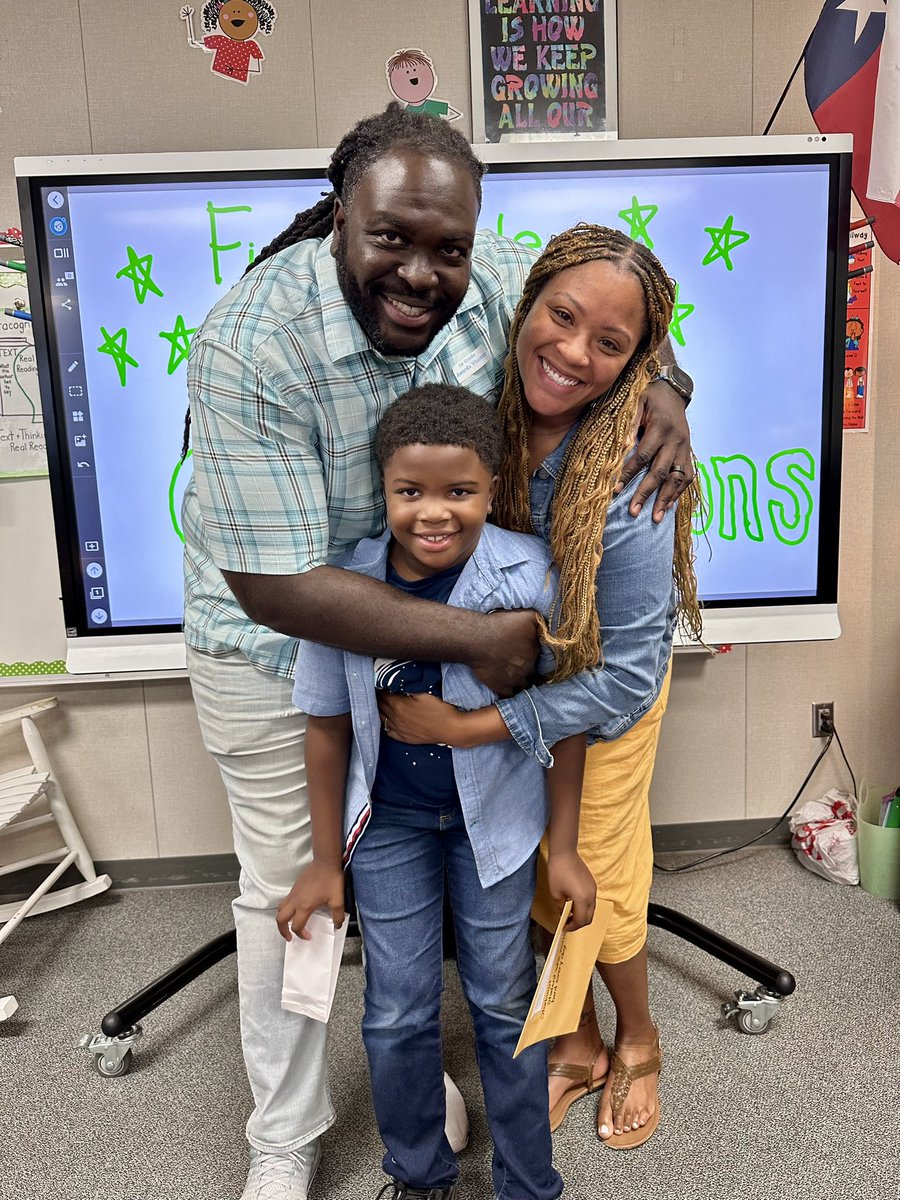 Onward and upward. 🥹 

Congratulations to the Joseph Boys!!! Gabe is headed to 1st grade and Emmanuel is headed to 2nd!!  @CoachJosephFB #TeamJoseph #ProudParents #FBISDfamily #DestinedforGREATNESS