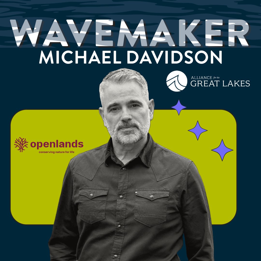 Meet our Wavemakers! 🌊 Join us 6/13 for the Great Blue Benefit, celebrating 50+ years of Great Lakes conservation. Honorees: @Openlands 🔹 Gerald (Jerry) W. Adelmann, President Emeritus 🔹 Michael Davidson, President & CEO We will unveil more honorees in the coming days!