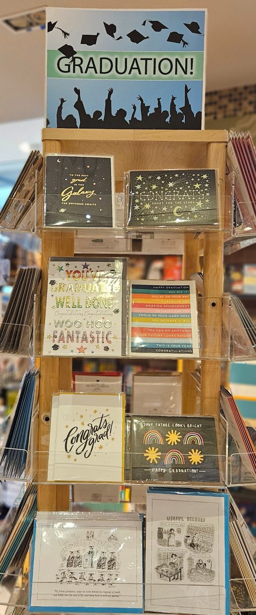 Traveling through #SFO on the way to a #graduation? Grab a #greetingcard from #CompassBooks on the way! #MustHaveMonday