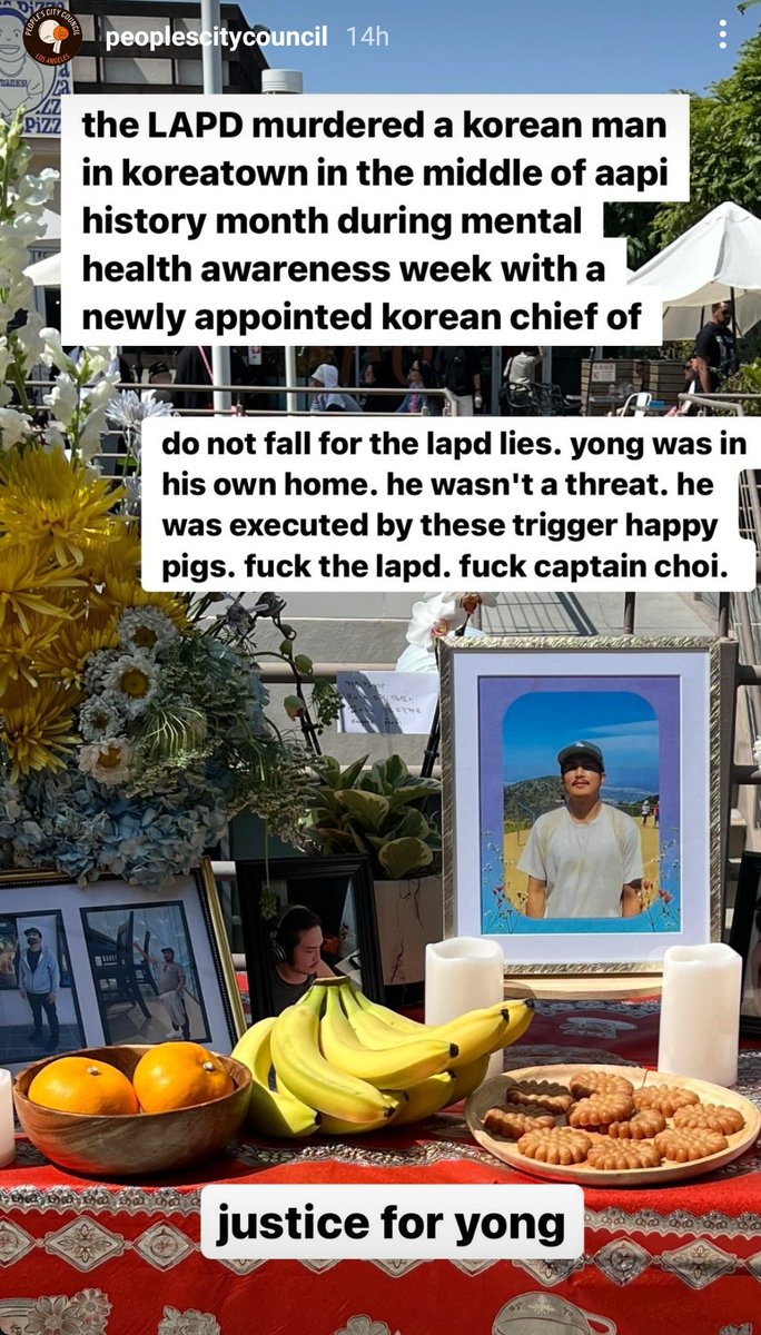 This post from @PplsCityCouncil really stuck with me. As Korean Americans, we really need to understand that police brutality directly affects our community too. I hope whenever I bring up my abolitionist stances, more Korean Americans are more accepting. #JusticeForYong #ACAB
