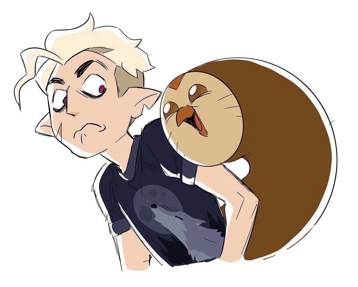 Thinking about this hunter and hooty image that dana made