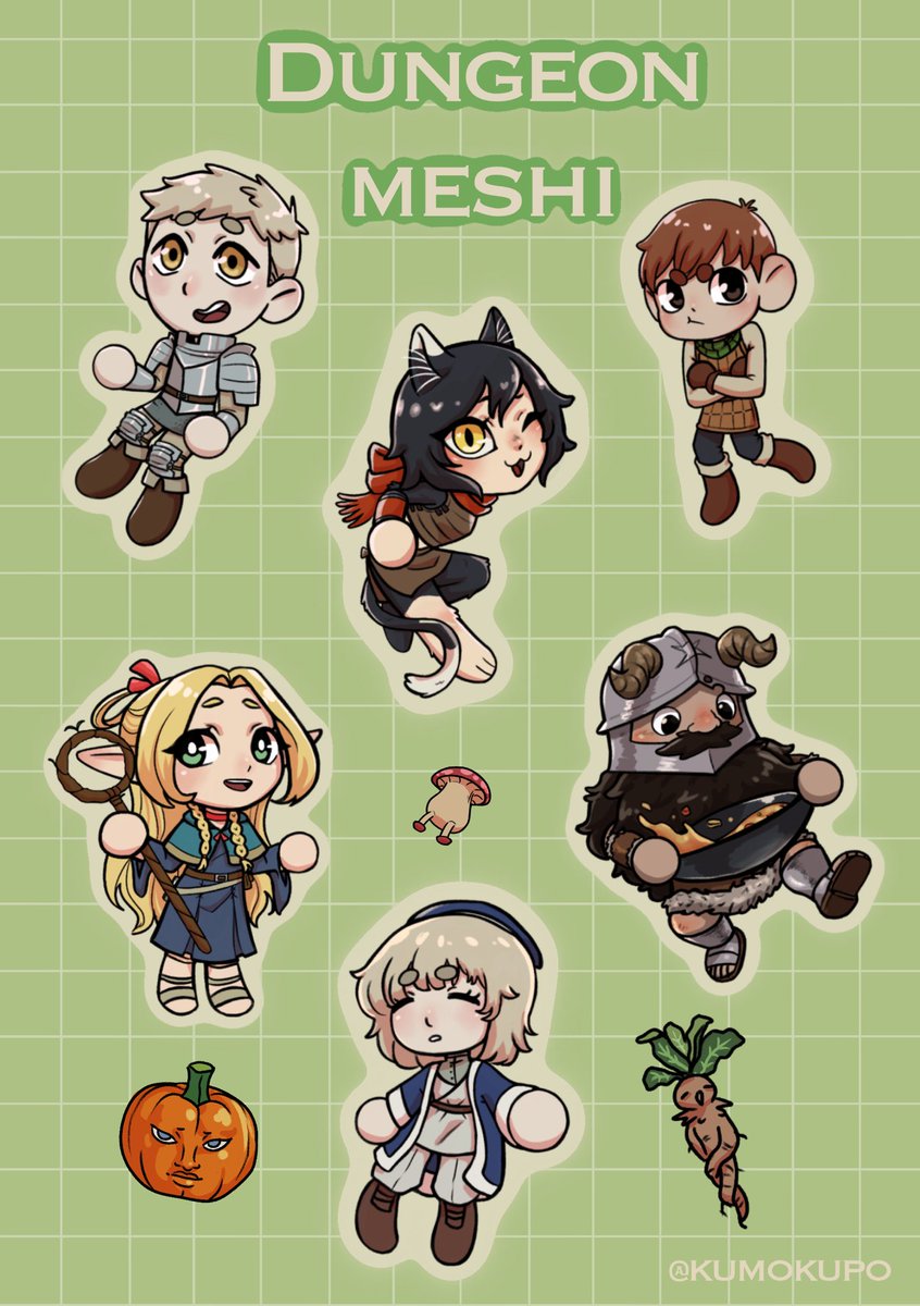 The whole gang is here #dungeonmeshi #ダンジョン飯