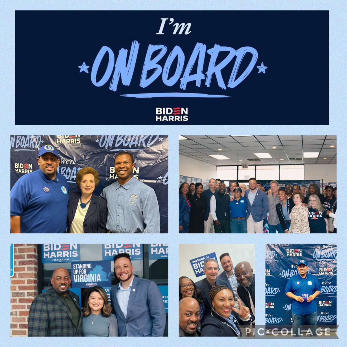This past weekend it was an honor to attend both the Hampton & Virginia Beach openings of the @JoeBiden, @KamalaHarris & @timkaine campaign offices. #FinishTheJobVA @vademocrats